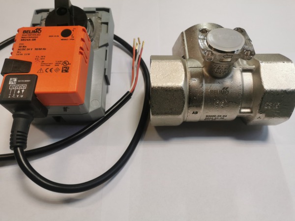 Siłownik SR24A-SR + Zawór kulowy R3050-25-S4 BELIM