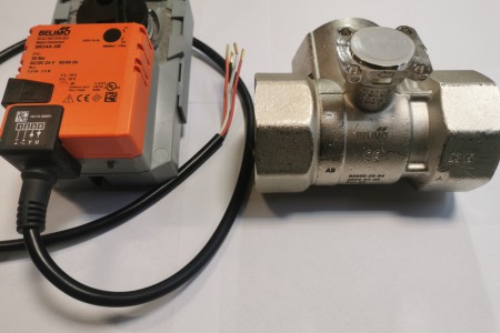 Siłownik SR24A-SR + Zawór kulowy R3050-25-S4 BELIM