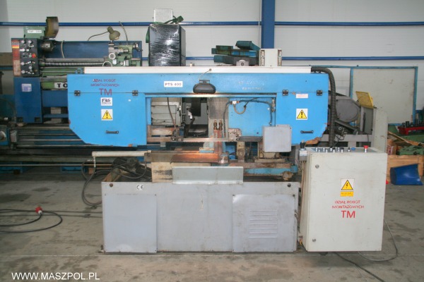 PRZECINARKA TAŚMOWA PTS 400 JEDNOKOLUMNOWA - PAKIE