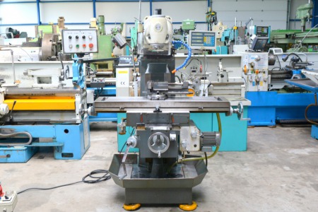 Frezarka OPTIMUM OPTI UF 100 - ODCZYTY TRZECH OSI