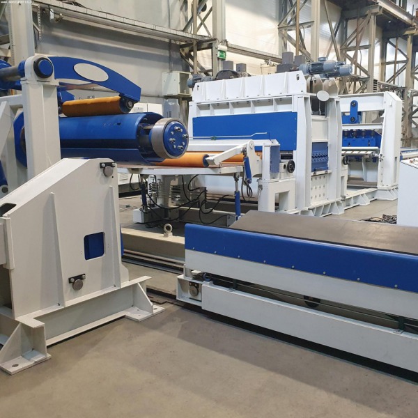 Linia do cięcia poprzecznego blachy 2000 X 2-6 MM