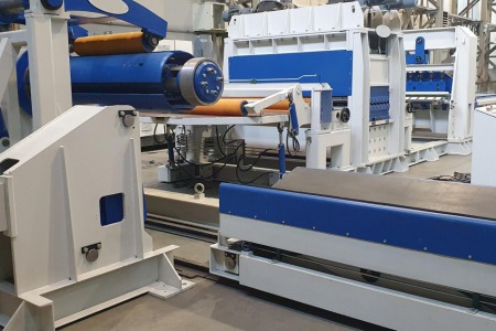 Linia do cięcia poprzecznego blachy 2000 X 2-6 MM