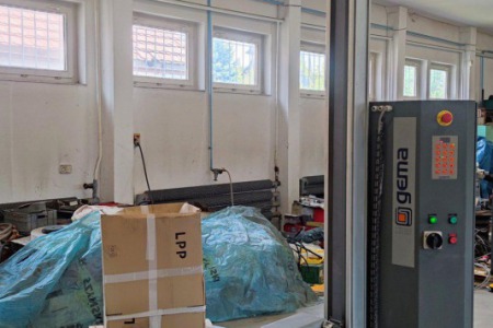 Półautomatyczna owijarka do palet GEMA GP 100