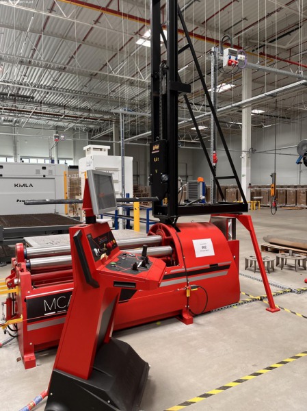 Zwijarka do blachy 4-rolkowa DAVI MCA 1513