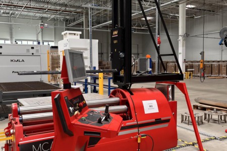 Zwijarka do blachy 4-rolkowa DAVI MCA 1513