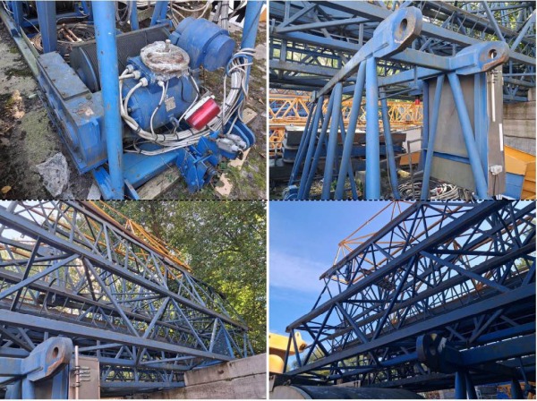 Syndyk sprzeda 4 żurawie wieżowe