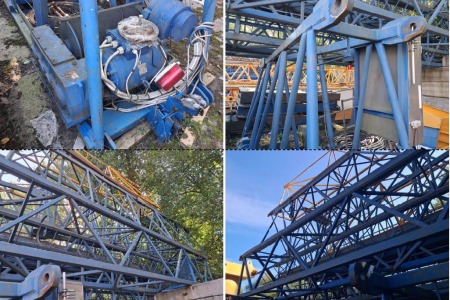 Syndyk sprzeda 4 żurawie wieżowe