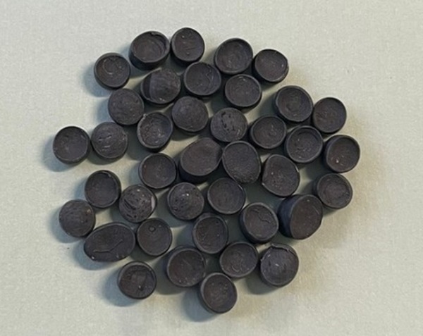 Regranulat PVC ShD Twardy Ciemnoszary