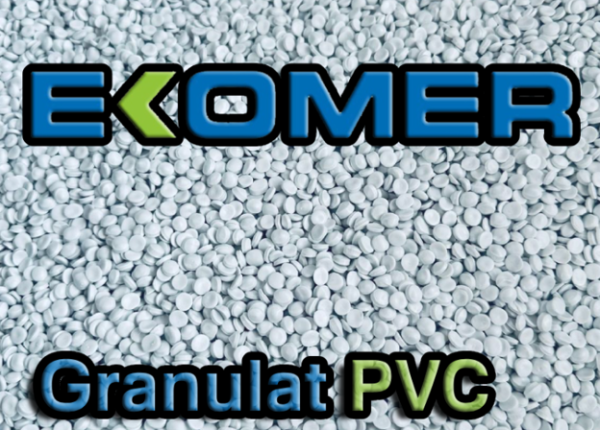 Granulat PVC Twardy Biały Niskowypełniony